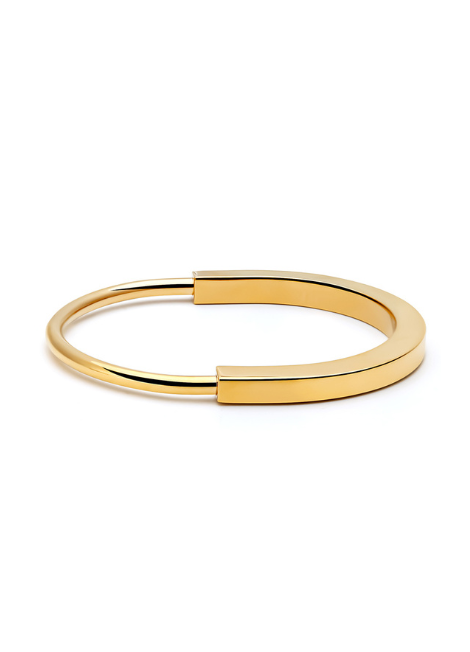 Padlock Zirconia Bangle