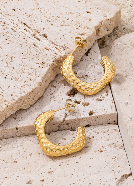 Earrings | Asteroid | 18K Gold Plated