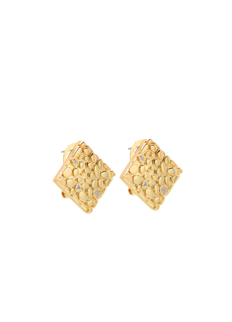 Malin Vintage Earrings – Retro-Inspired Gold Plated Studs for Women in Hong Kong