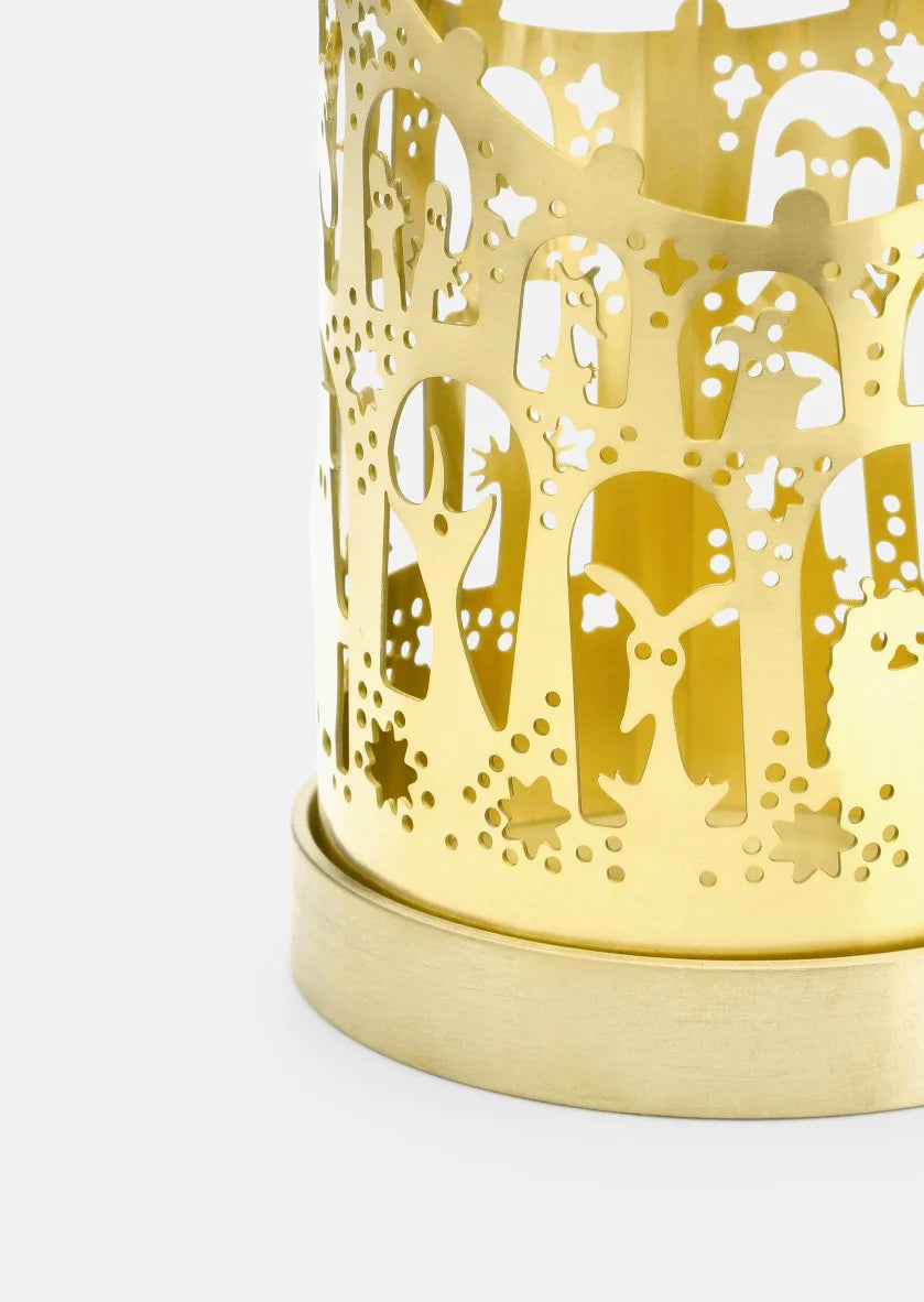 Candle Holder | Moomin Lantern Small | Brass