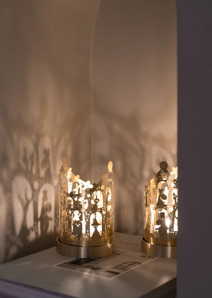 Candle Holder | Moomin Lantern Small | Brass