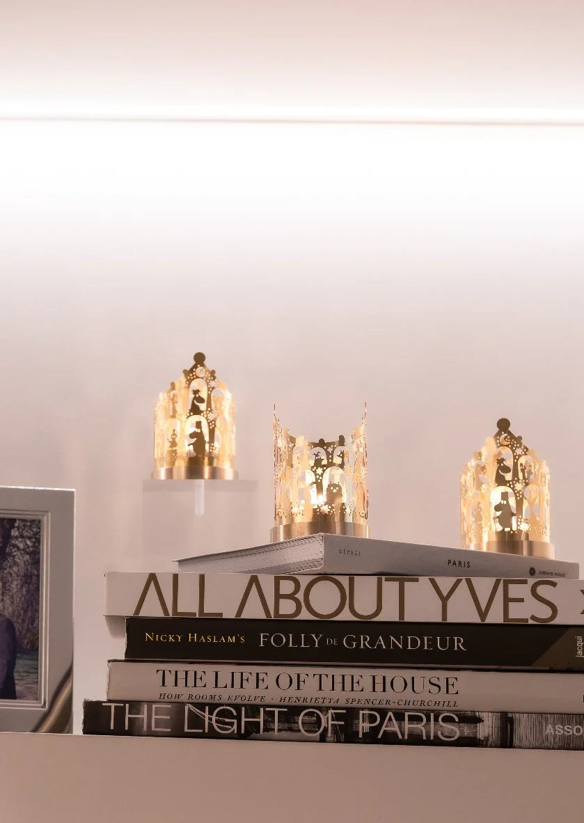 Candle Holder | Moomin Lantern Small | Brass