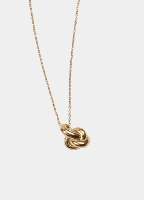 Necklace | Knot Pendant | 18K Gold Plated