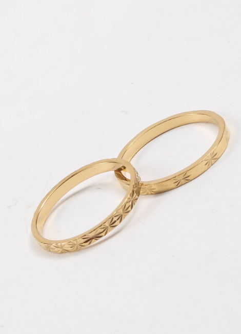 Ring | Agnes Aura | Eternity | 18K Gold Plated