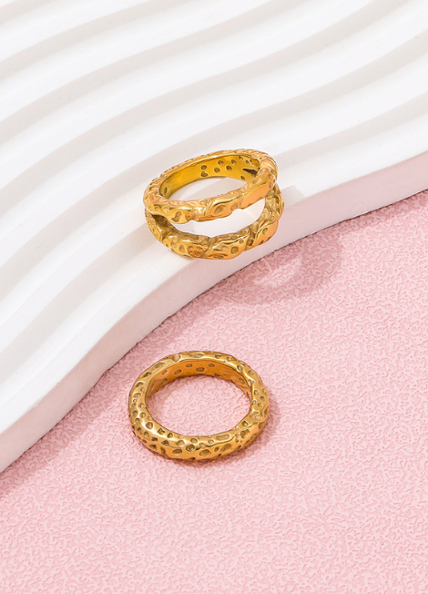 Ring | Astrid Asteroid | Single | 18K Gold Plated