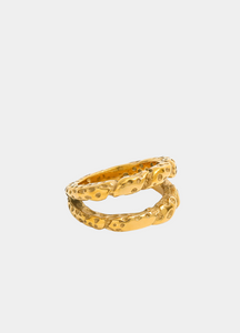 Ring | Astrid Asteroid | Double | 18K Gold Plated