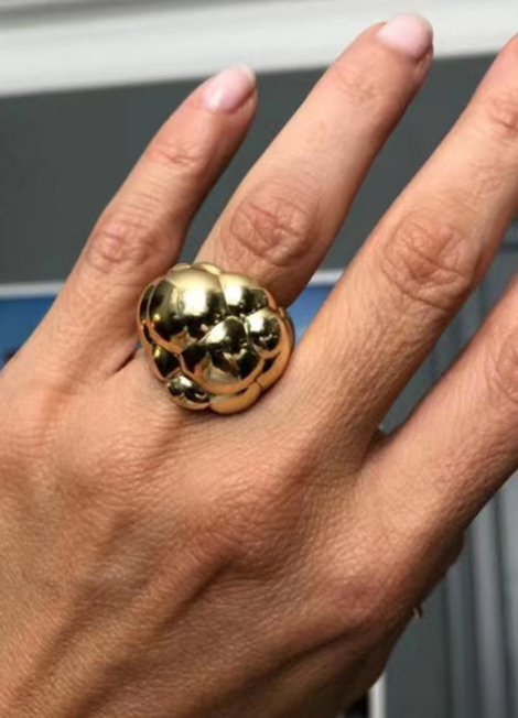 Ring | Bianca Bubble | 18K Gold Plated