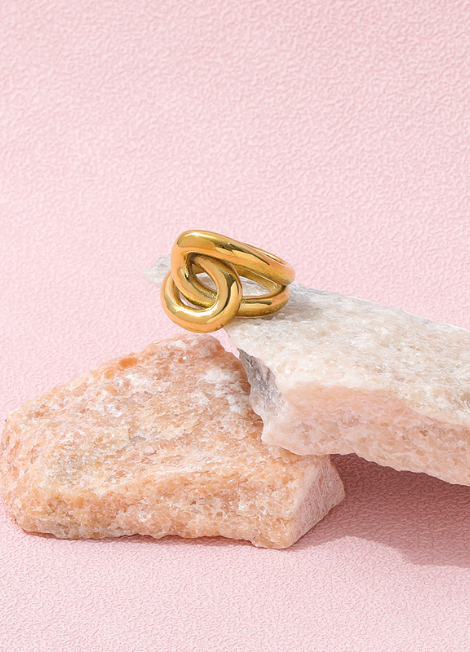 Ring | Kenza Knot | 18K Gold Plated