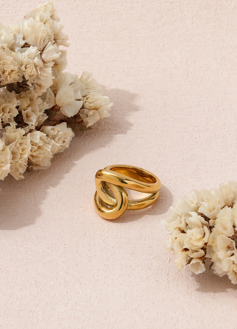 Ring | Kenza Knot | 18K Gold Plated
