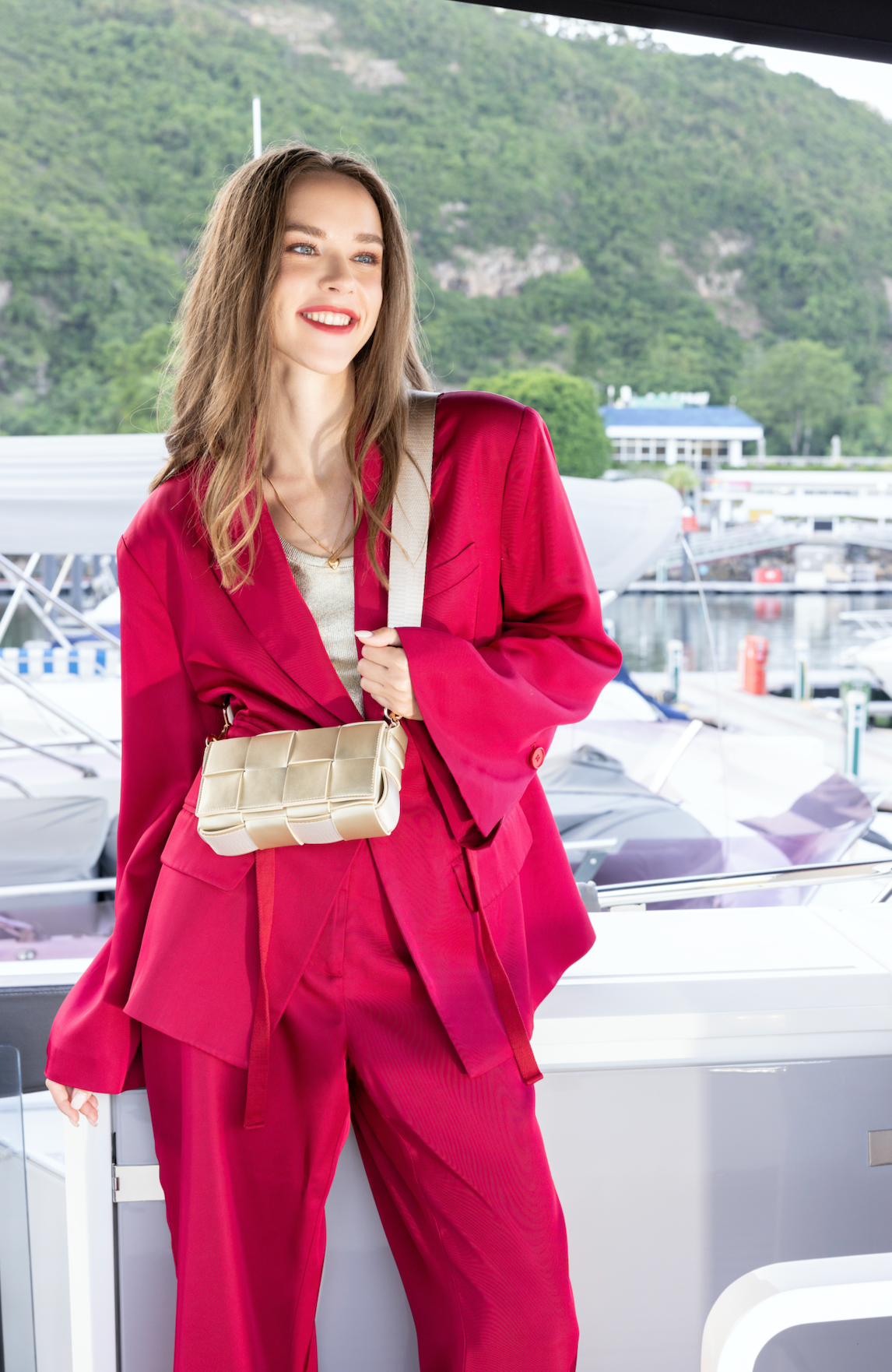 6 in 1 | Braided Waist & Shoulder bag | Gold | Vegan