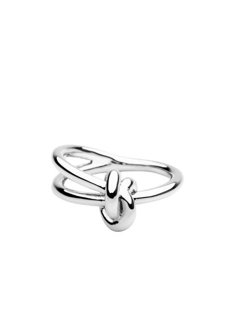Verity Knot Ring – Silver Plated Elegant Symbolic Ring for Women in Hong Kong