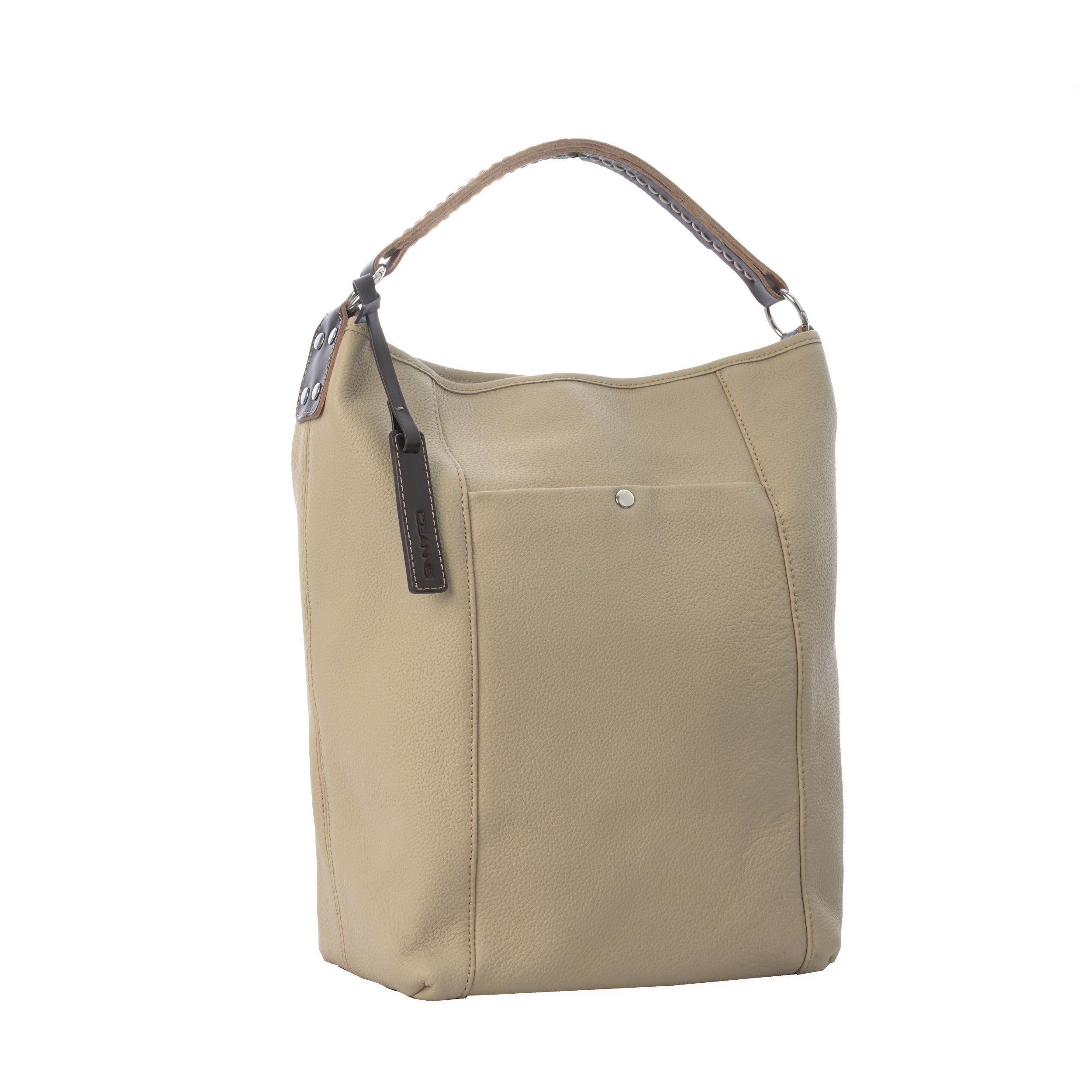 Bucket Bag | Oyster Off White  | Grained Leather