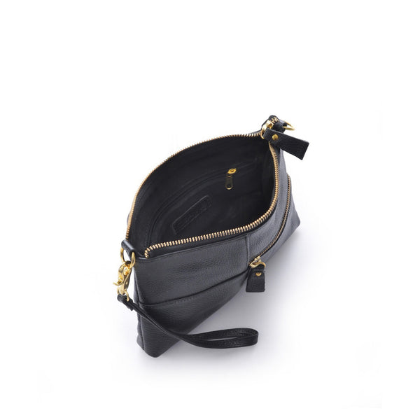 Envelope Bag | Black | Grained Leather
