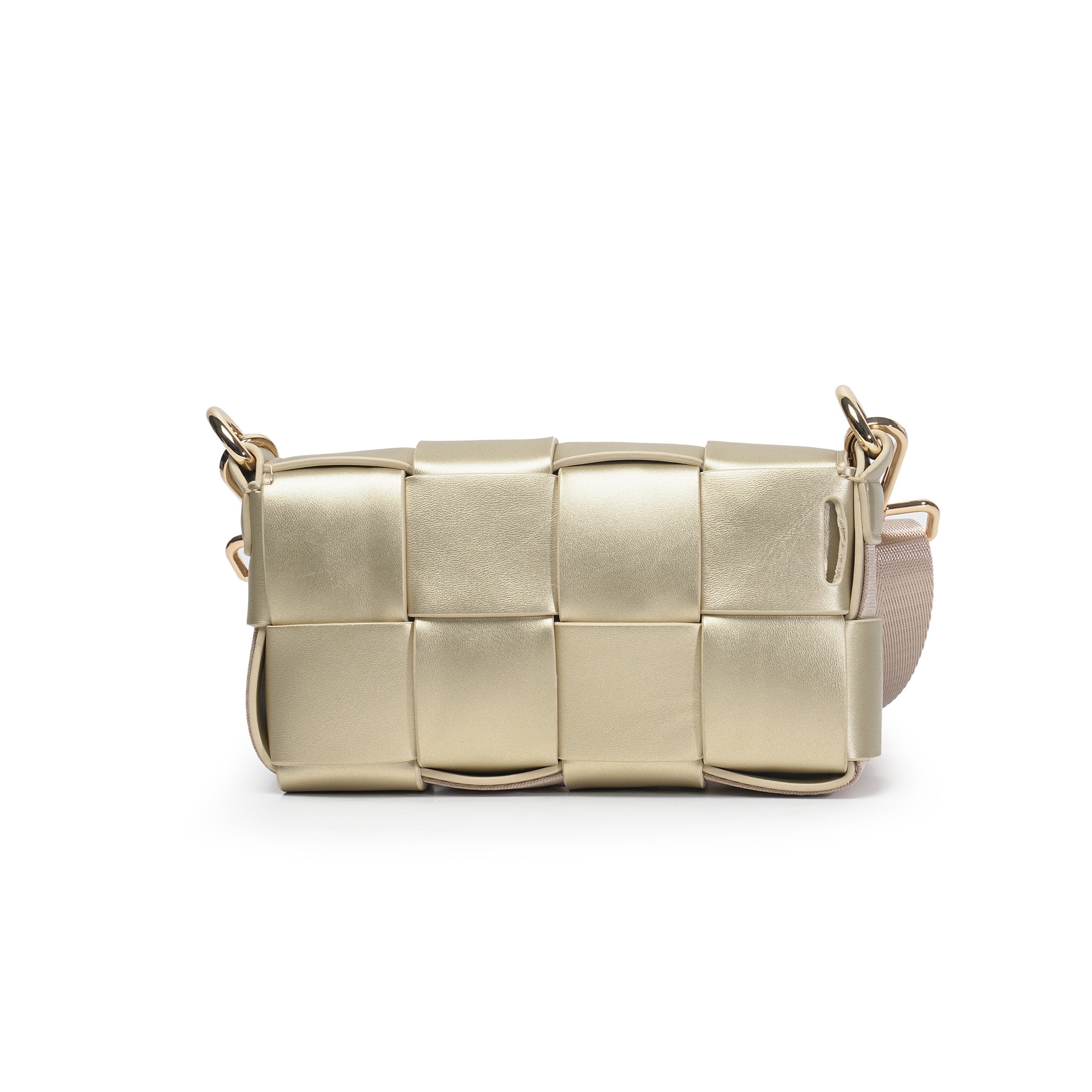 6 in 1 | Braided Waist & Shoulder bag | Gold | Vegan