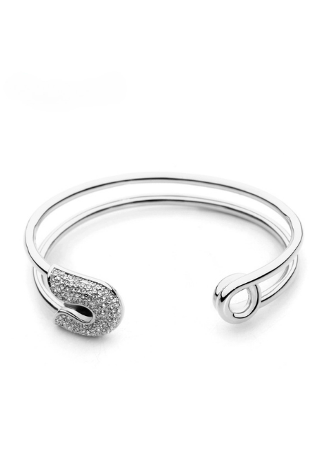 Bangle | Safety Pin | Silver Plated
