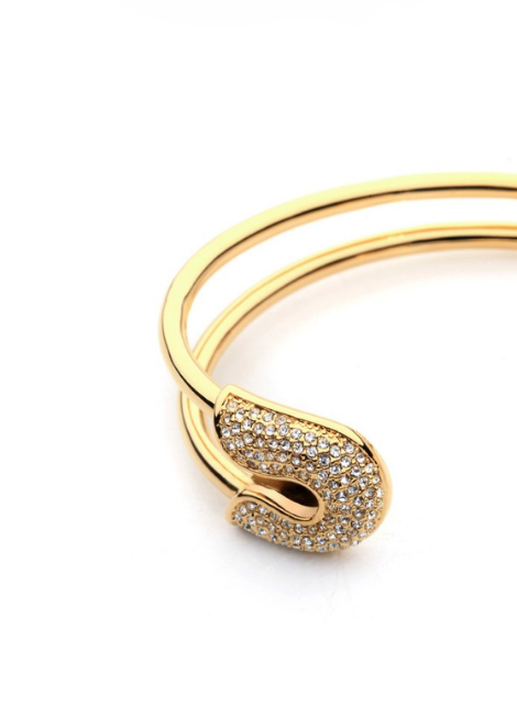 Bangle | Safety Pin | 18K Gold Plated