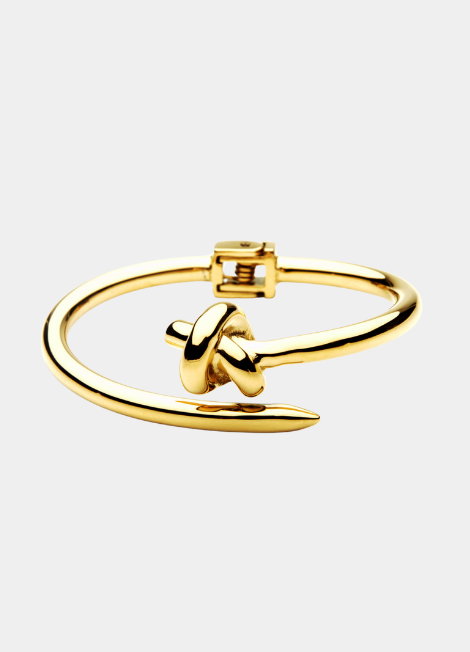 Bangle | Single Knot | 18K Gold Plated SS
