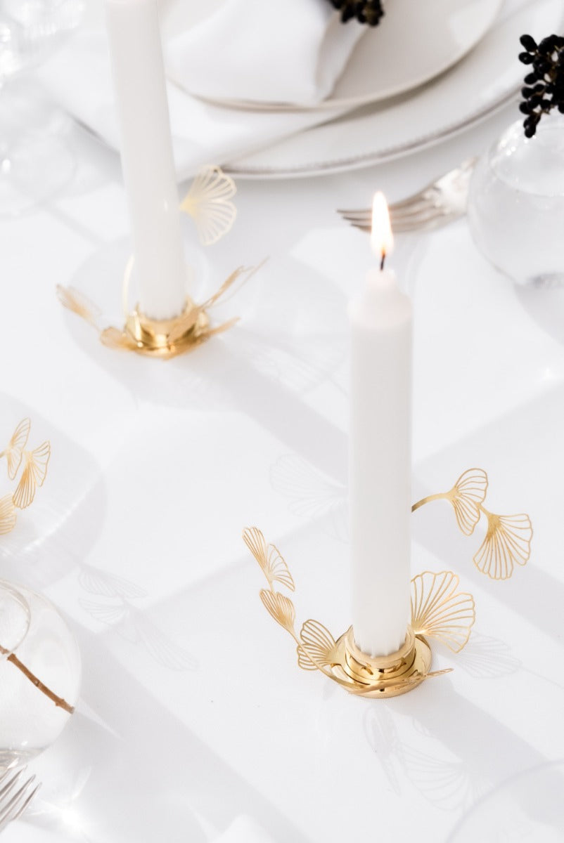 Candleholder | Brass BK.FLWR Small | Bernadotte & Kylberg