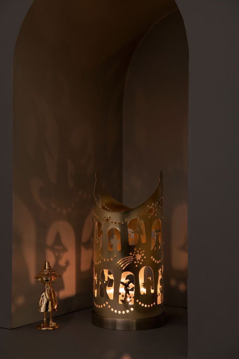 Candle Holder | Moomin House | Brass