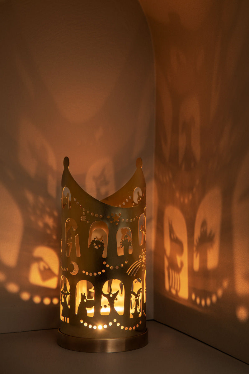 Candle Holder | Moomin House | Brass