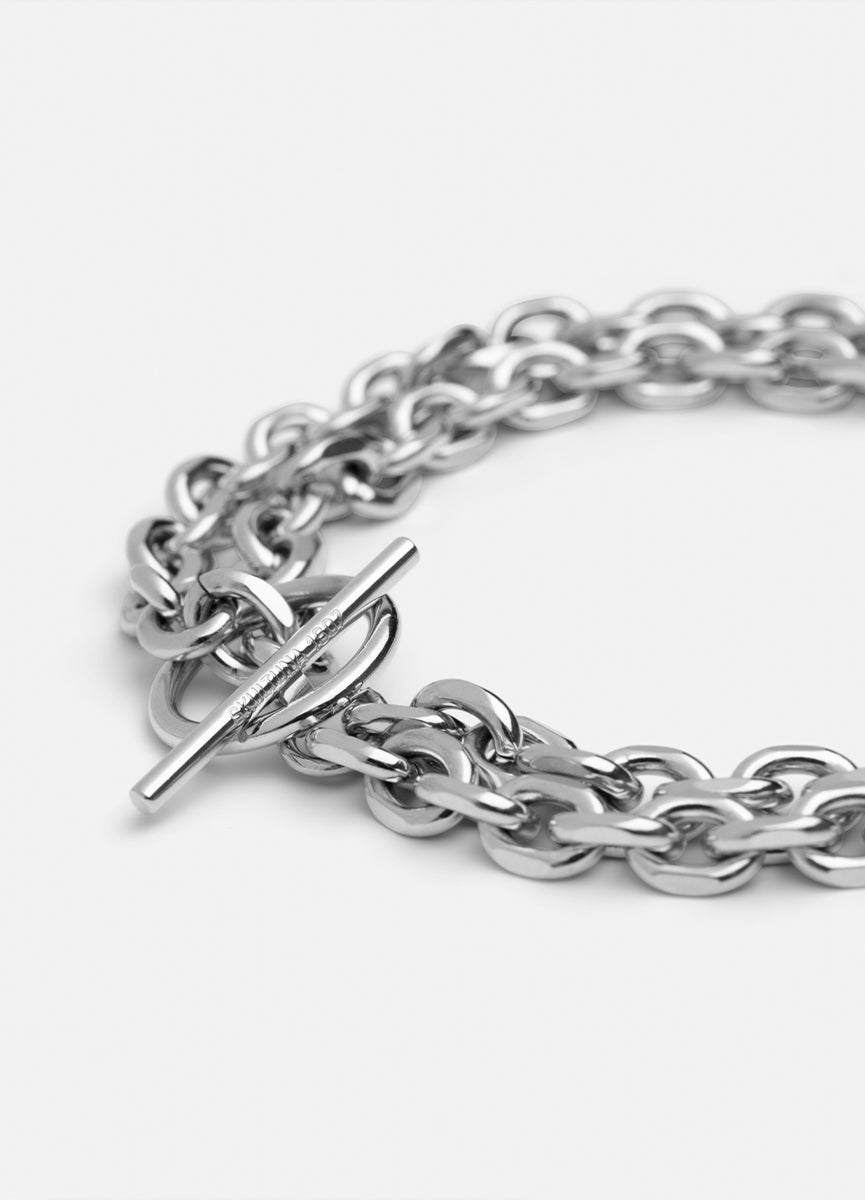 Bracelet | Unité Chain Bracelet | Double Row | Steel