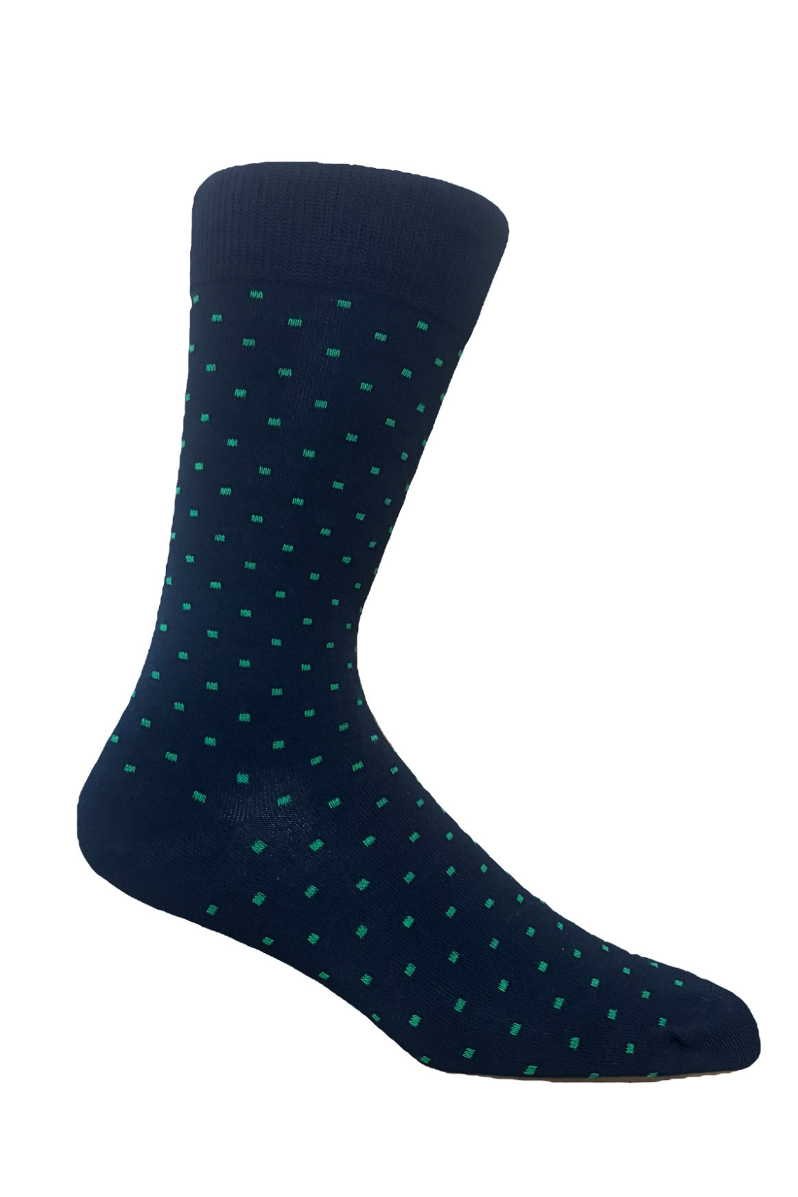 Socks | Green | Small Dots | Cotton
