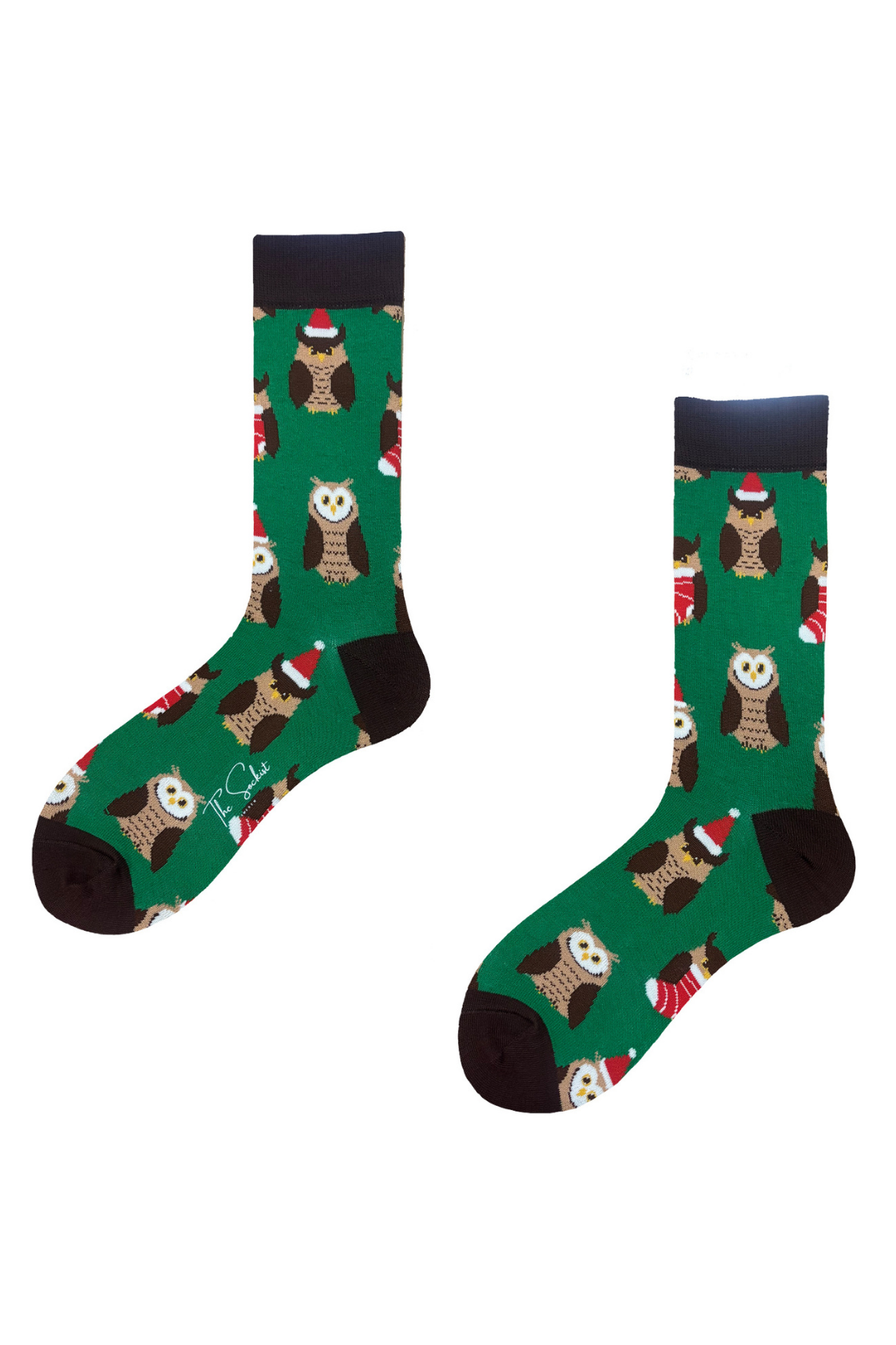 Socks | Christmas | Owl be home for X-mas | Cotton