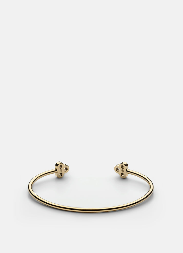 Bangle | Open Key Cuff | Gold - STOCKHOLM