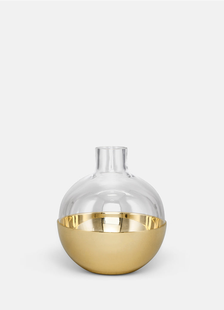 Vase | Pomme  | Small | Brass - STOCKHOLM 