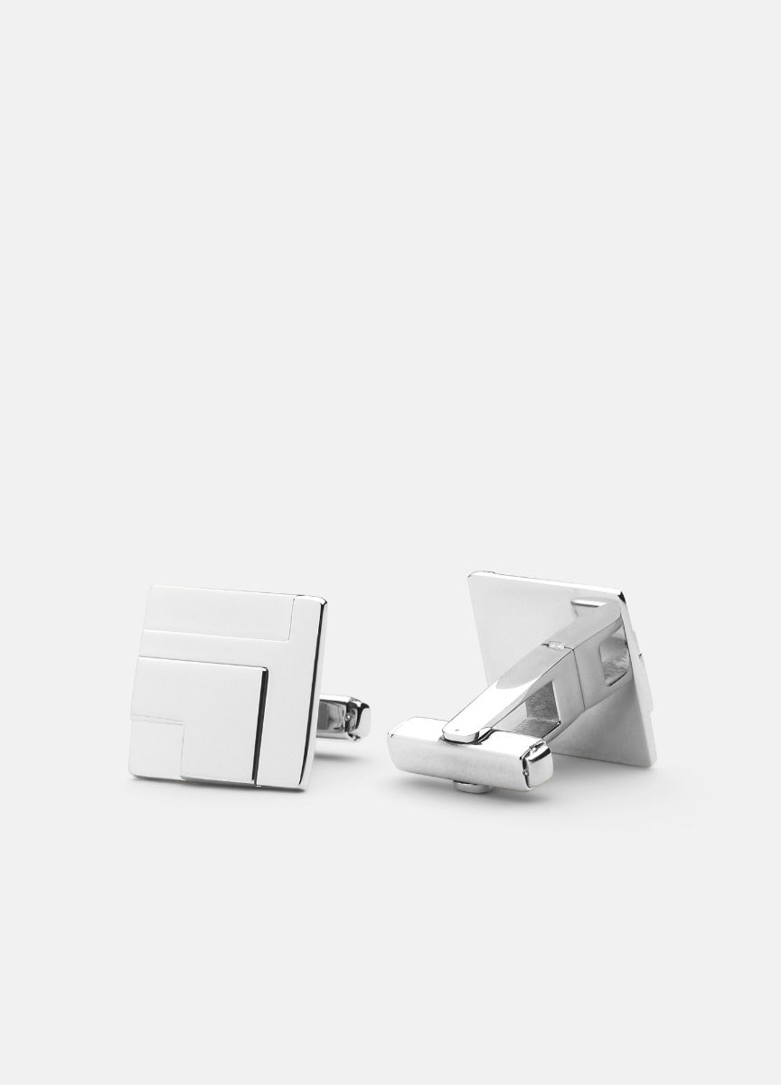 Cufflinks | Folkform | Steel - STOCKHOLM