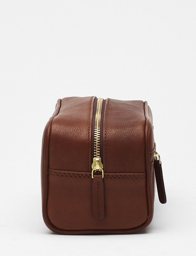 Toiletry Bag | Genova | Chestnut Leather - STOCKHOLM