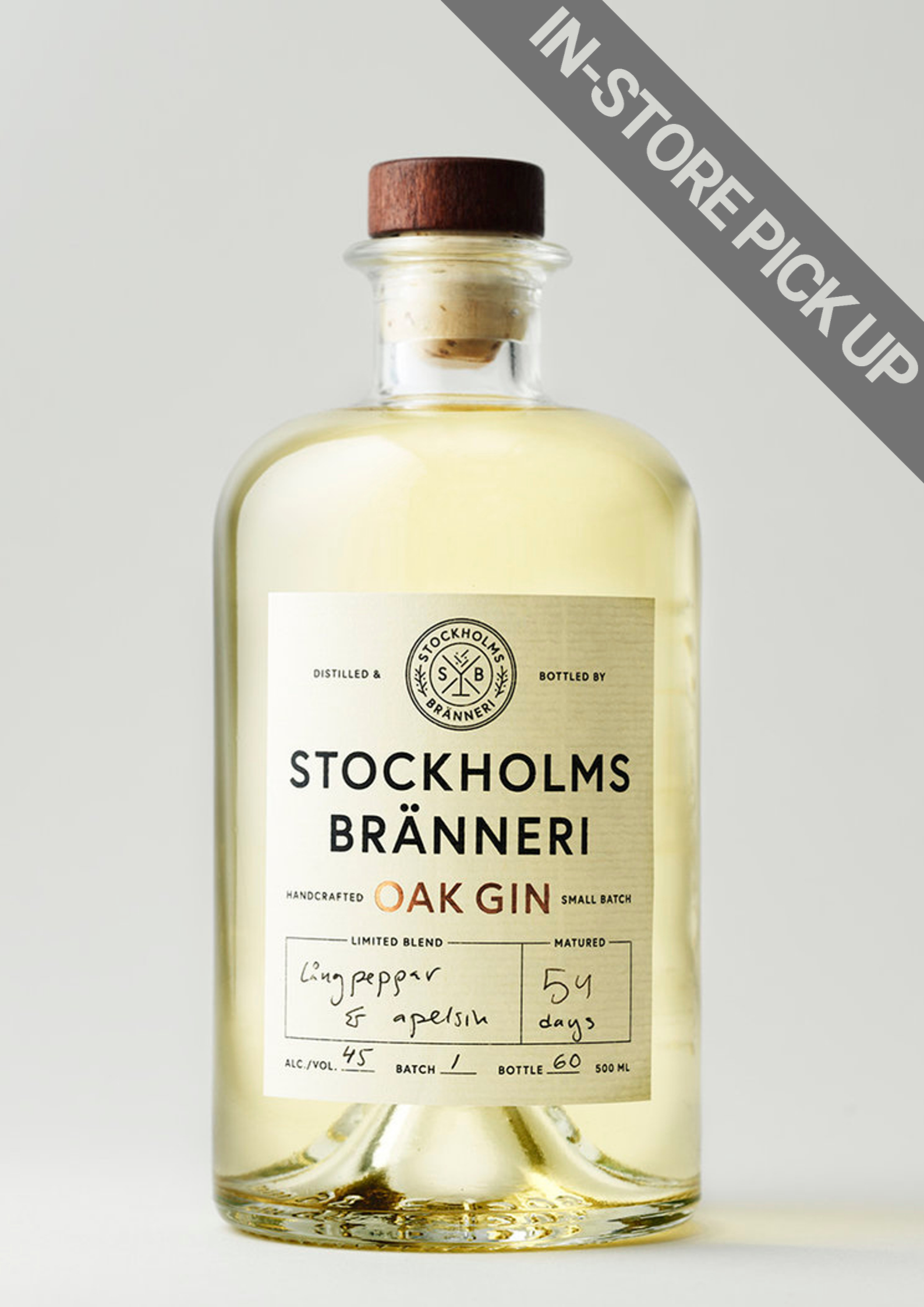 Stockholms Bränneri | Oak Gin - STOCKHOLM