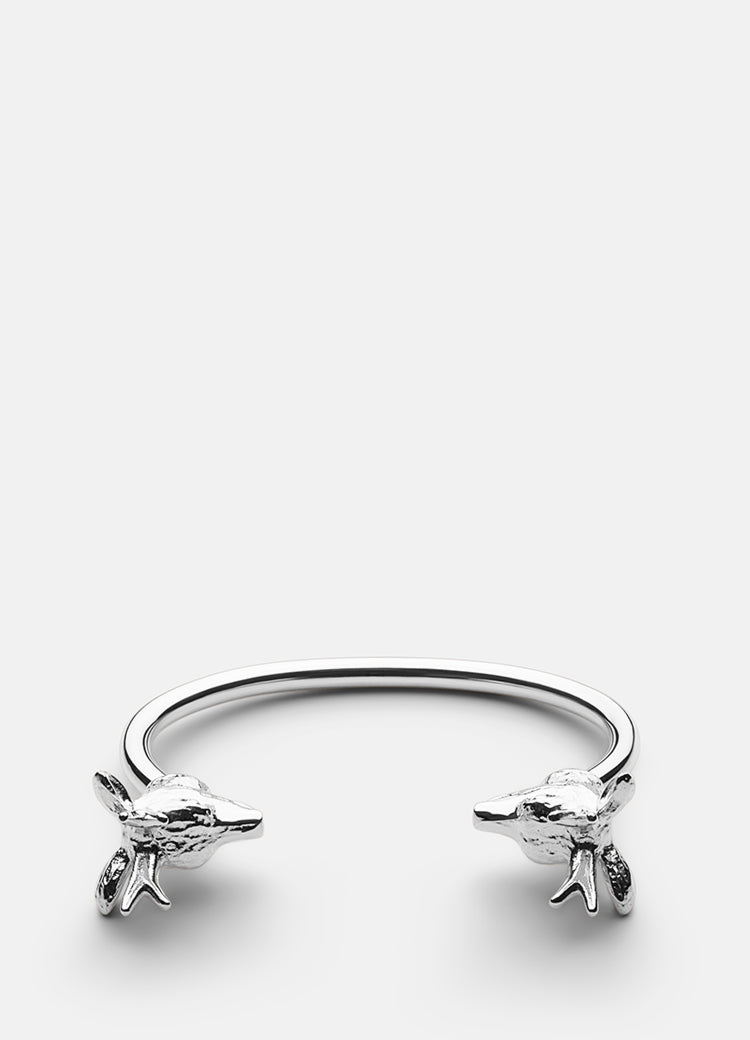 Bangle | The Nordic Series Deer | Polished Steel - STOCKHOLM