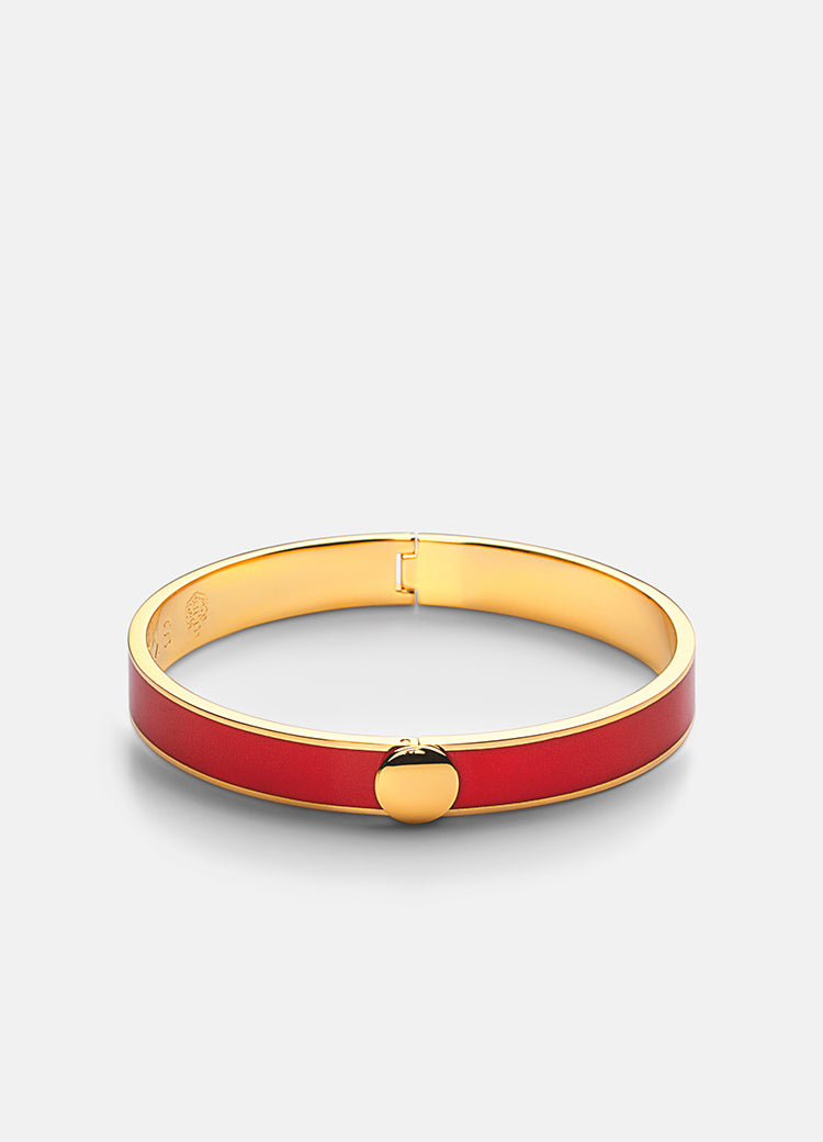 Bangle | Plain with lock | 9 MM - STOCKHOLM