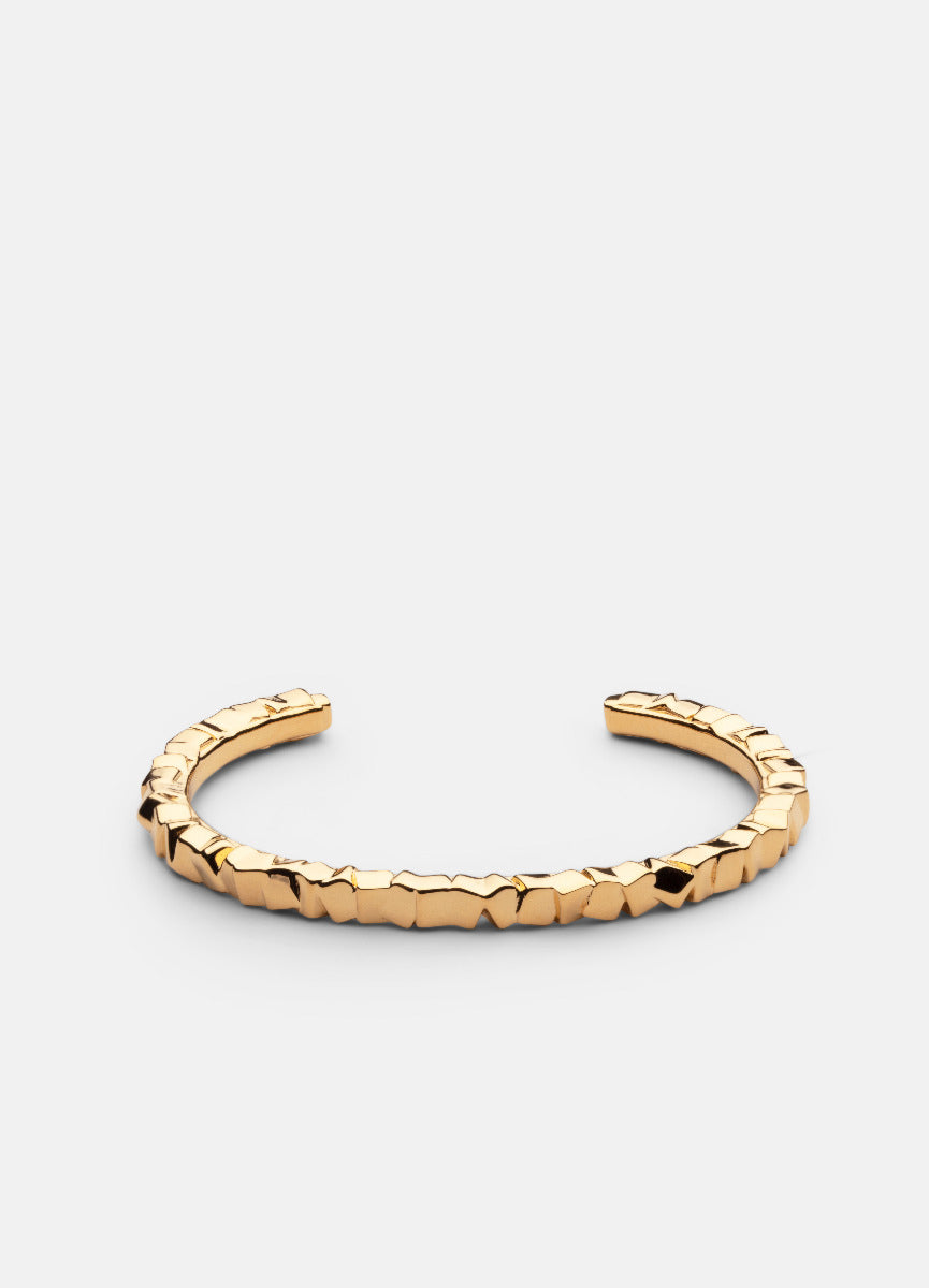 Bangle | Morph | Massive Cuff | Gold Plated