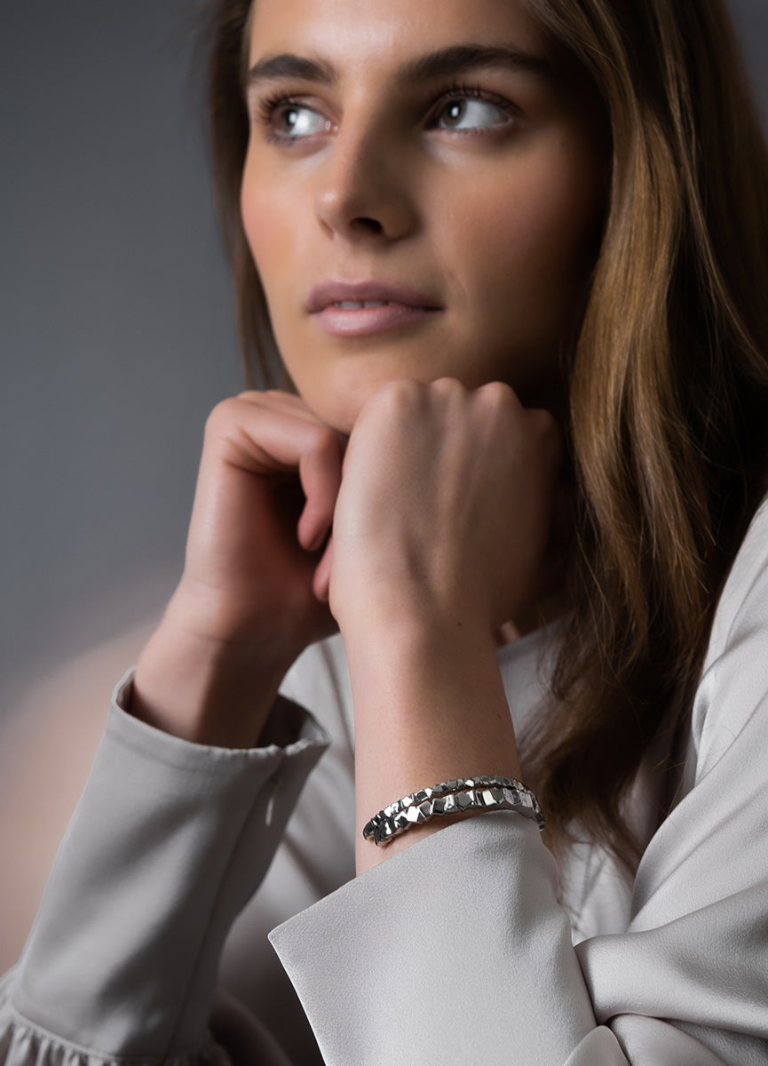 Bangle | Morph | Massive Cuff | Silver Plated