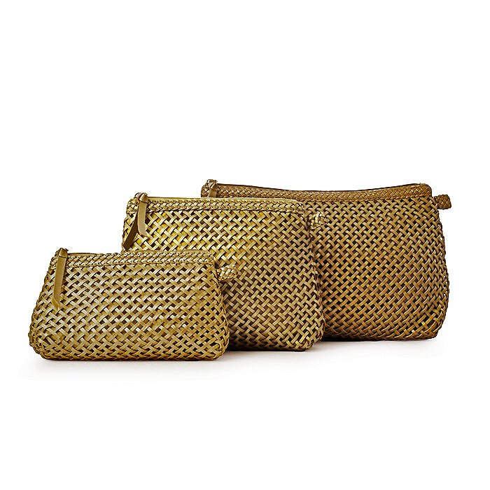 Cosmetic Bag | New Sweet Gold | With D-ring | Vegan