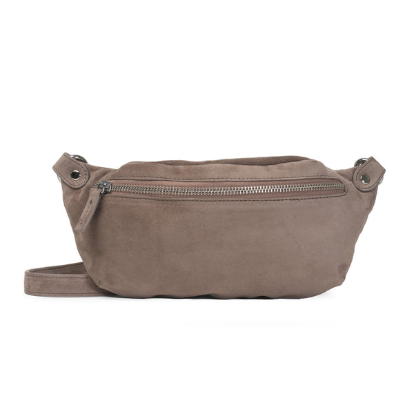 Crossbody Bag | Palermo | Suede | Taupe