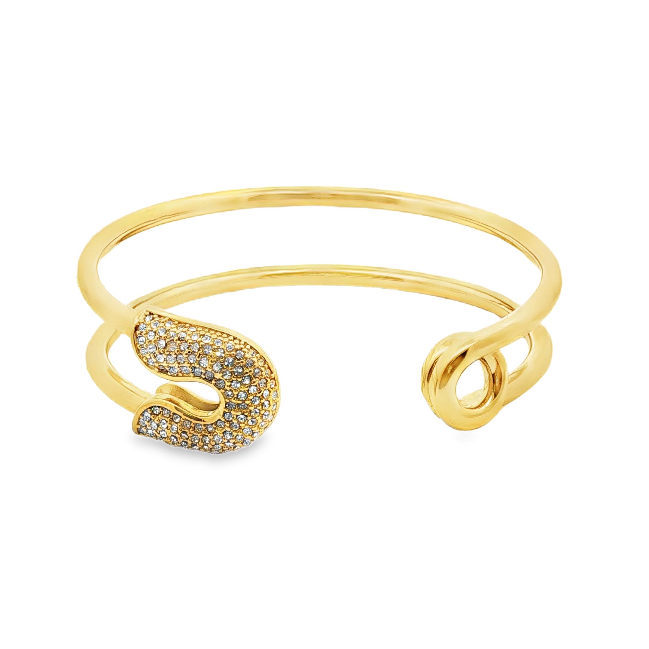 Bangle | Safety Pin | 18K Gold Plated