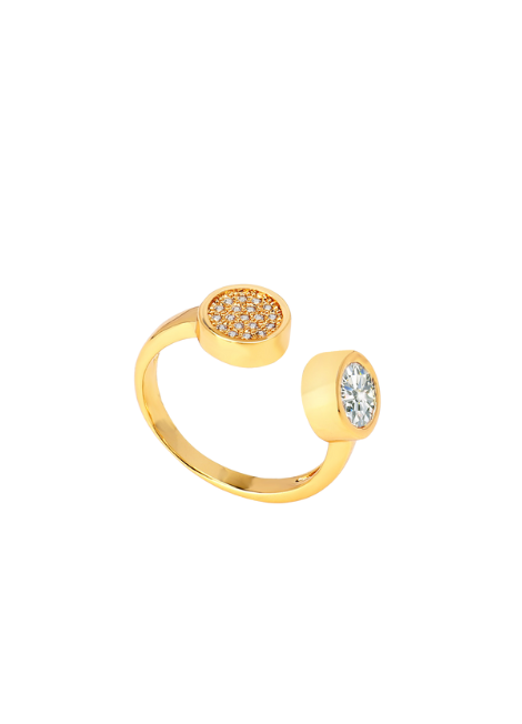 gold ring hk, lucia ring hong kong, 18k gold plated jewelry, minimalist ring hk, everyday rings hong kong, dainty ring hk, gift for her hk, the sockist jewelry
