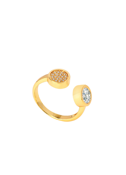 gold ring hk, lucia ring hong kong, 18k gold plated jewelry, minimalist ring hk, everyday rings hong kong, dainty ring hk, gift for her hk, the sockist jewelry
