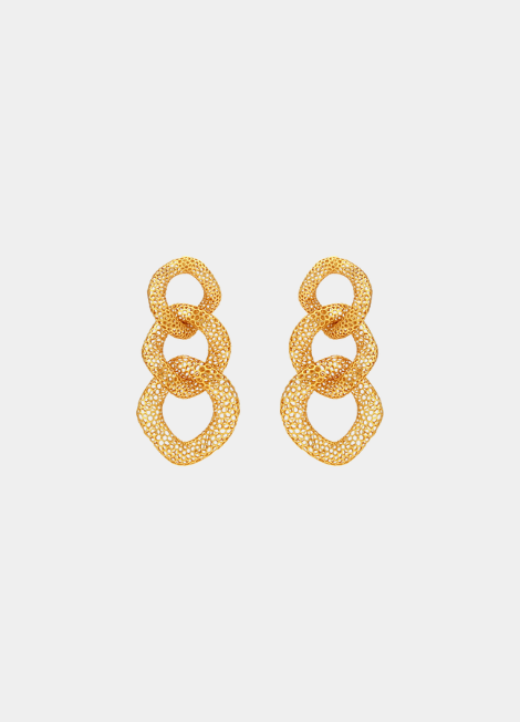 Ida Hollow Bold Earrings 