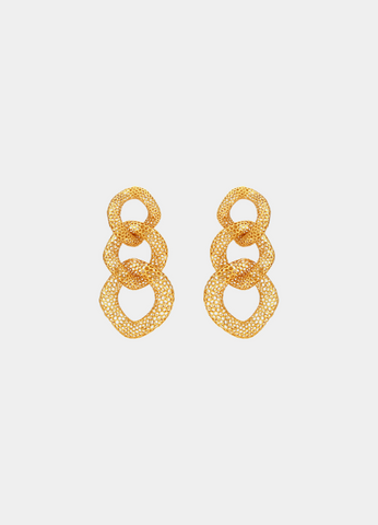 Ida Hollow Bold Earrings 