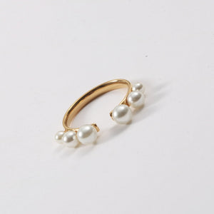 Ring | Ophelia Open Pearl | 18K Gold Plated