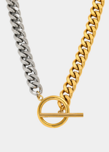 Necklace | Two Tone | Chunky Chain