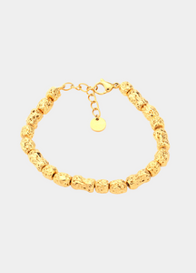 Alex Nugget Bracelet – 18K Gold Plated Bold Chain Bracelet for Women in Hong Kong