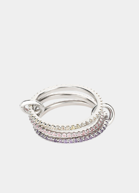 Allison Ring Set of 3 – Silver Plated Zirconia Stacking Rings for Women in Hong Kong