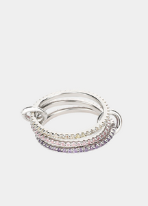 Allison Ring Set of 3 – Silver Plated Zirconia Stacking Rings for Women in Hong Kong