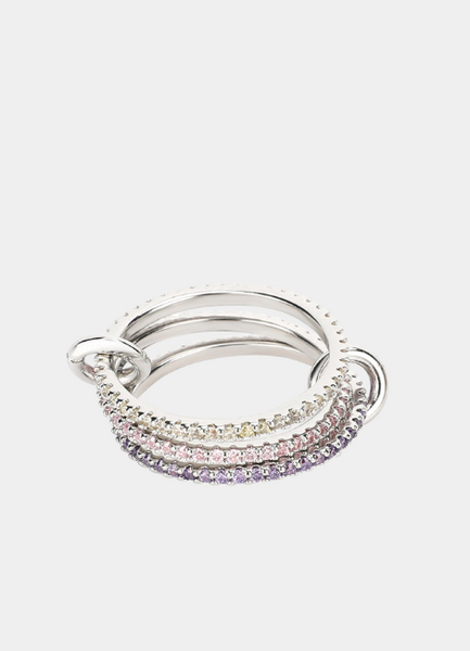 Allison Ring Set of 3 – Silver Plated Zirconia Stacking Rings for Women in Hong Kong