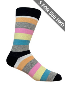 Socks | Happy | Stripes | Cotton